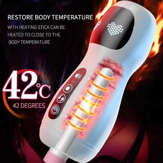 2025 Adult Toys New Automatic Male Masturbator Cup Silicone Real Vagina Sucking Pocket Pussy Sex Toys for Men Vibration Blowjobxj250113 Free