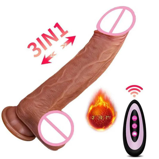 Adult Toys 2026 New Realistic Dildos Vibrator for Women Sex Toys Heating Big Cock Remote Control Penis Telesic Vibrators Anal Female Stimulation Z250530 Free Sh 43
