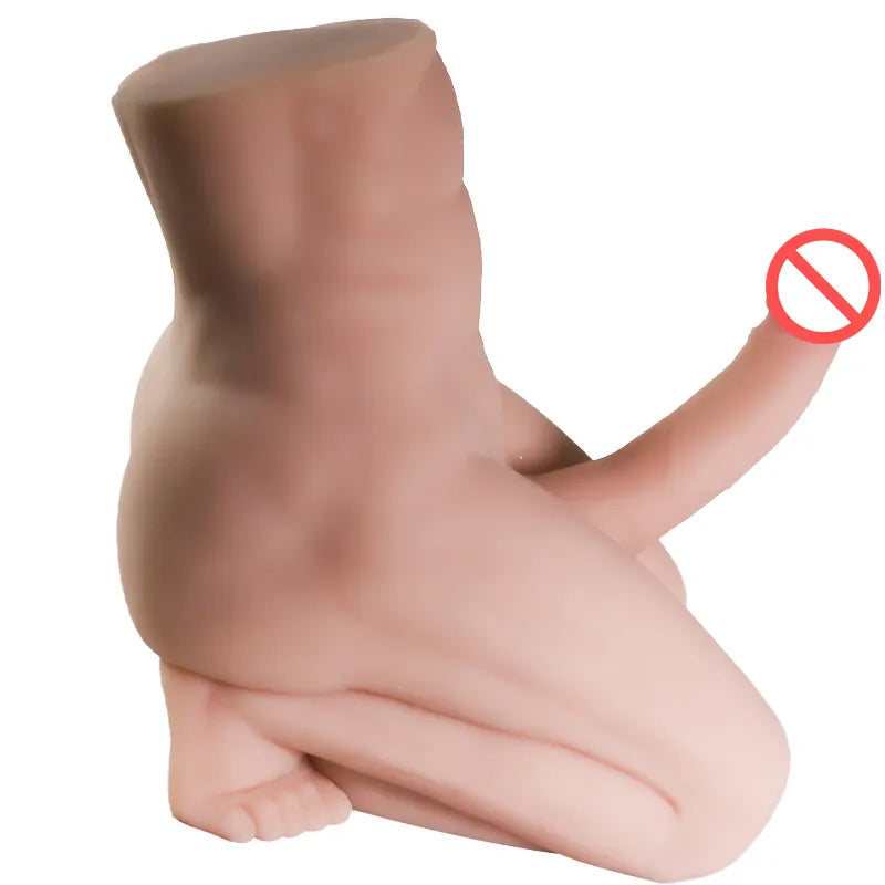 Huge Dildo 3D Realistic Huge Dildo Male Body Sex Dolls Big Cock Penis for Women Masturbator