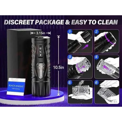 Hannibal Automatic Male Masturbator 7 Thrusting Rotating Modes Masturbator Cup Electric Pocket Pussy for Penis for Men