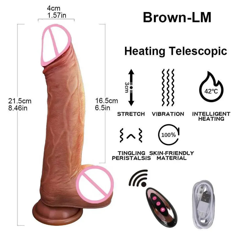 Adult Toys 2026 New Realistic Dildos Vibrator for Women Sex Toys Heating Big Cock Remote Control Penis Telesic Vibrators Anal Female Stimulation Z250530 Free Sh 43