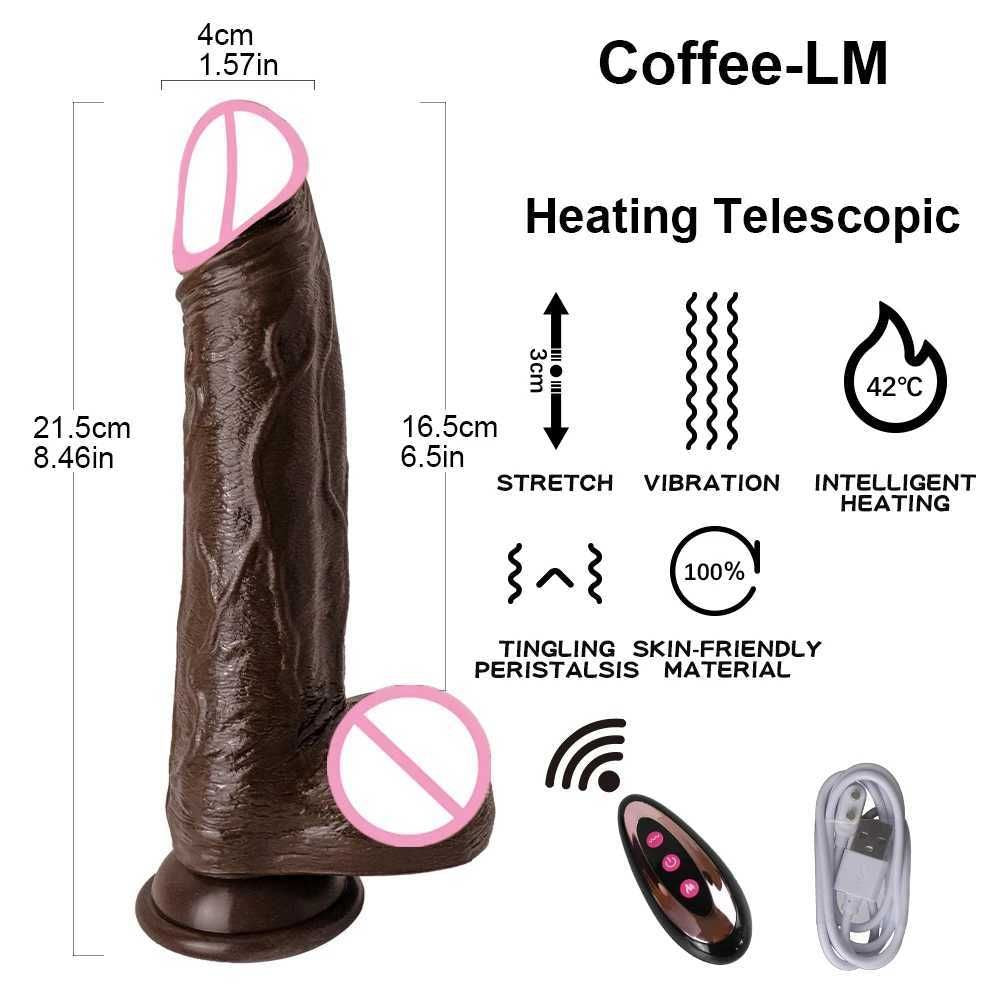 Adult Toys 2026 New Realistic Dildos Vibrator for Women Sex Toys Heating Big Cock Remote Control Penis Telesic Vibrators Anal Female Stimulation Z250530 Free Sh 43