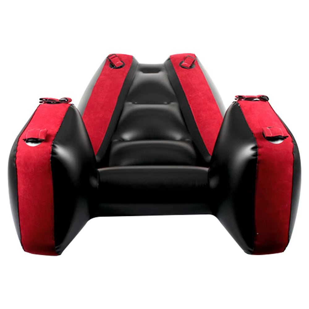 Adult Games Sex Furniture Aid with Straps Sex Tools for Couples Women Flocking PVC Sex Chair Bed Inflatable Split Leg Sofa Mat