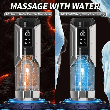 Sugarspicesupp-- Automatic Male Masturbator Pump Sucking Vibrating Thrusting Rotating 100% Waterproof Blowjob Adult Sex Toy Stroker for Men 666 666