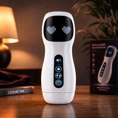 Fuerte Succión y Control del Calor Placer Realista para Hombres