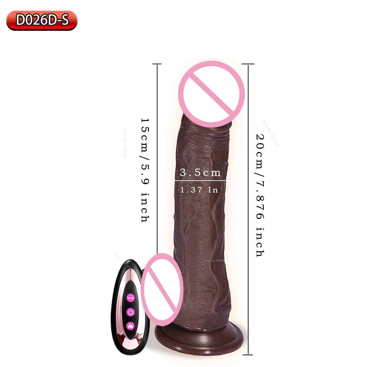 Vagina Anal Plug Strapon Vibrators Realistic Penis Heating Wireless Remote Control Masturbation Automatic Vibrator Skin Feeling