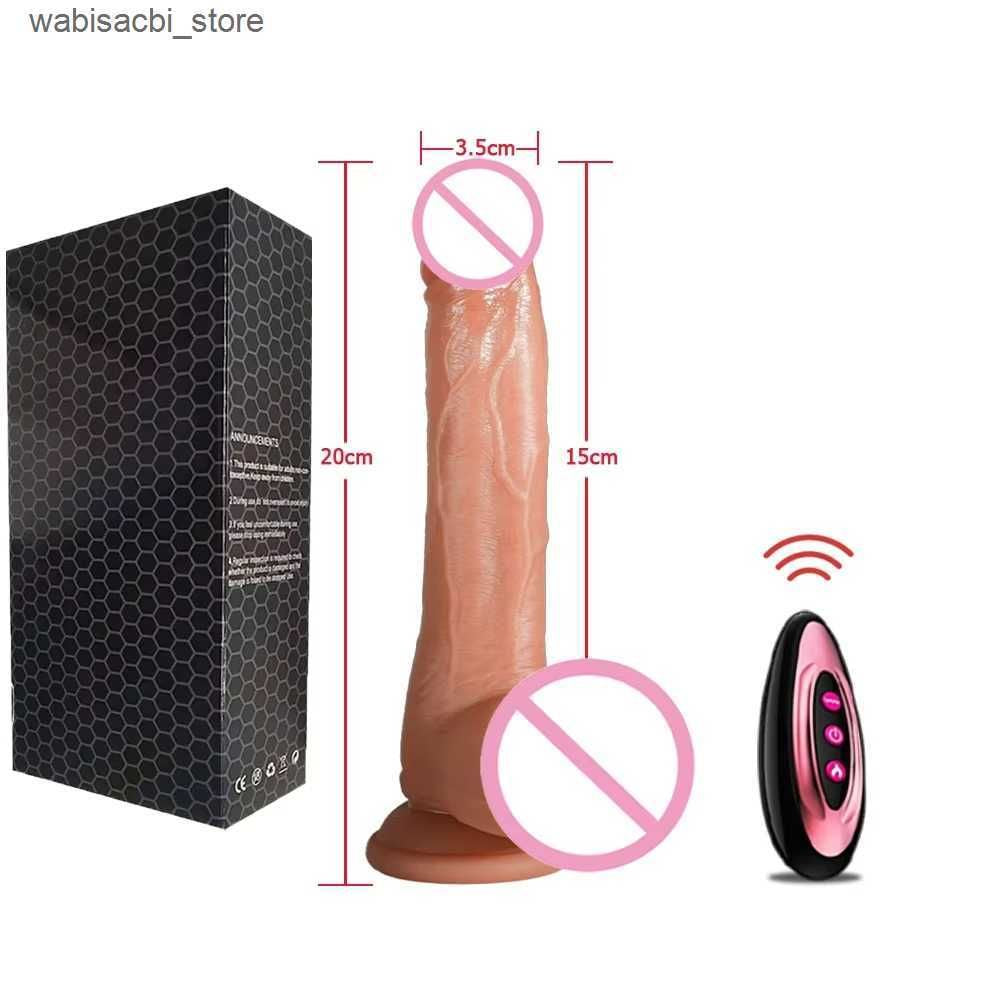 2026 New Realistic Dildo Vibrator Telesic Female APP Remotely Controlled Heating Big Massager Masturbator Adult Adult Toys Women Q250513 Free Shipping