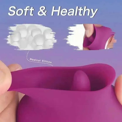 Female Vibrator G-Spot Dildo Clitoral Nipple Stimulator Oral Tongue Pussy Vagina Sex Toy Women Suitable for 18+