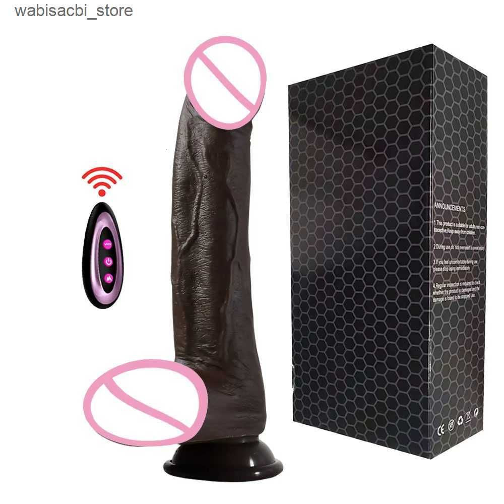 2026 New Realistic Dildo Vibrator Telesic Female APP Remotely Controlled Heating Big Massager Masturbator Adult Adult Toys Women Q250513 Free Shipping