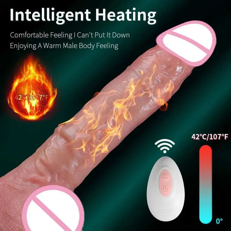 Adult Toys 2026 New Realistic Dildos Vibrator for Women Sex Toys Heating Big Cock Remote Control Penis Telesic Vibrators Anal Female Stimulation Z250530 Free Sh 43