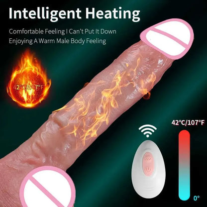 Adult Toys 2026 New Realistic Dildos Vibrator for Women Sex Toys Heating Big Cock Remote Control Penis Telesic Vibrators Anal Female Stimulation Z250530 Free Sh 43