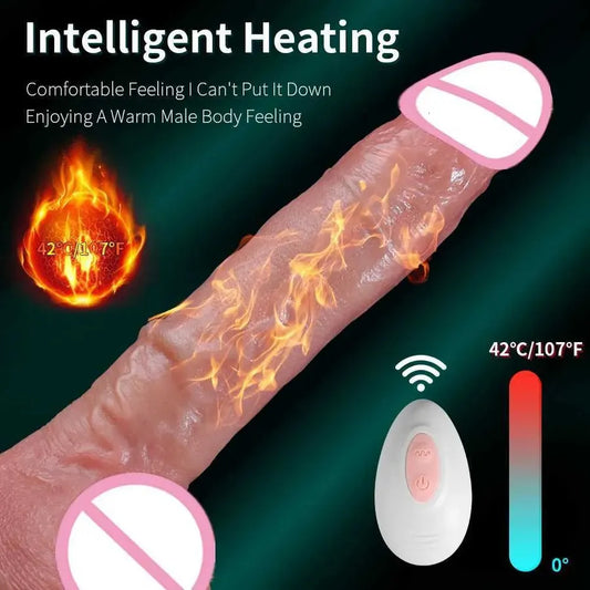 Adult Toys 2026 New Realistic Dildos Vibrator for Women Sex Toys Heating Big Cock Remote Control Penis Telesic Vibrators Anal Female Stimulation Z250530 Free Sh 43