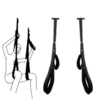 Soft Material Sex Swing Sex Furniture Fetish Bandage Love Adult Game Chairs Hanging Door Swing Sex Erotic Toys for Couples