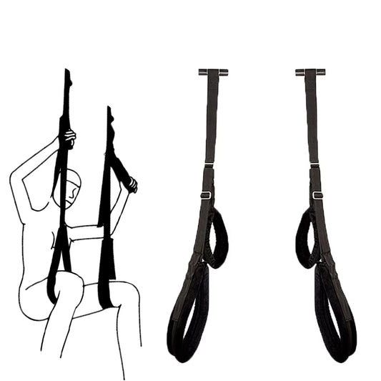 Soft Material Sex Swing Sex Furniture Fetish Bandage Love Adult Game Chairs Hanging Door Swing Sex Erotic Toys for Couples