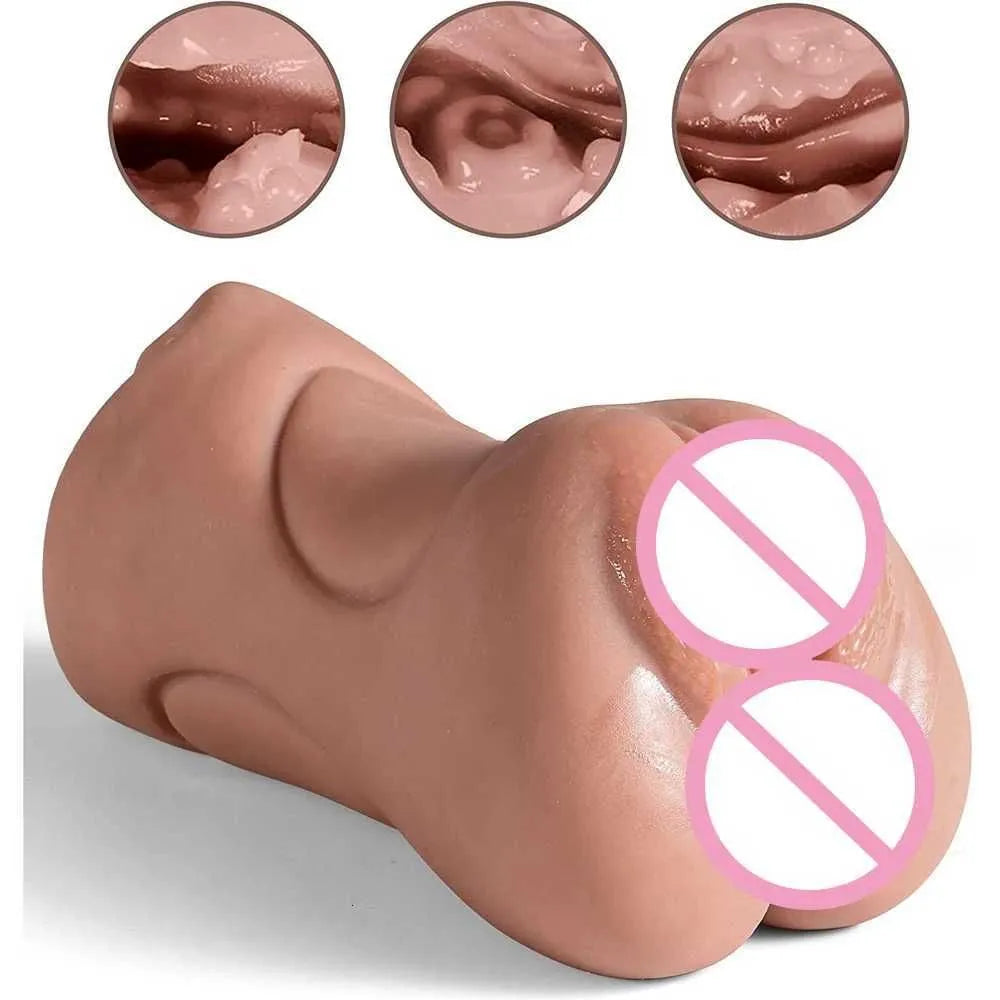 Sex Toys 3 in 1 Sex Toys Masturbation for Men Deep Throat Artificial Real Pussy Oral Male Masturbatorblowjob Realistic Rubber Vagina 18 W251020