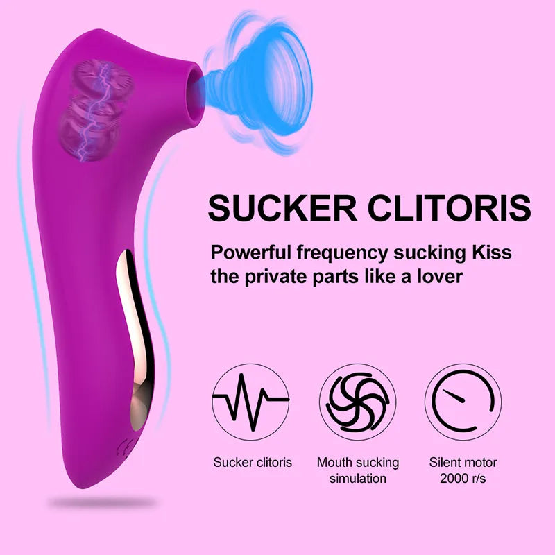 Clit Sucker Vagina Sucking Vibrator Female Clitoris Vacuum Stimulator Sex Toys Women Masturbator