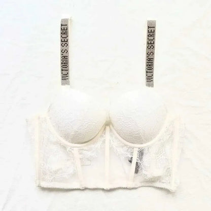 Designer Victoriasecret Lingerie Sets Lace Bra and Panty Set Sexy Rhinestone Push up Short Comfortable Women S Underwear C0E