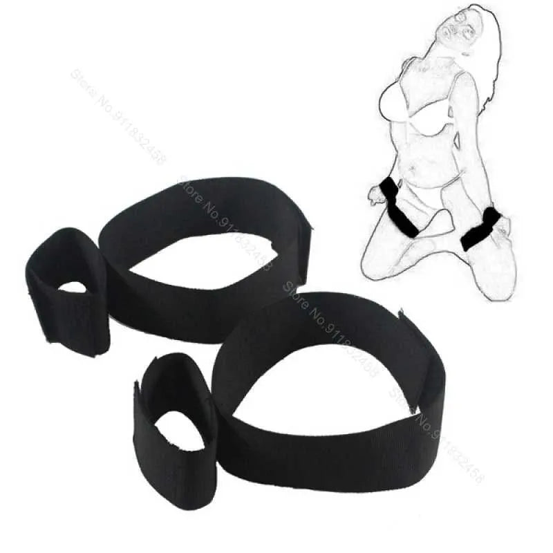 Adult Couples Erotic BDSM Bondage Restraints Slave Wrists Ankle Cuffs No Vibrator Sex Toys for Women Men Accessories Sex Shop