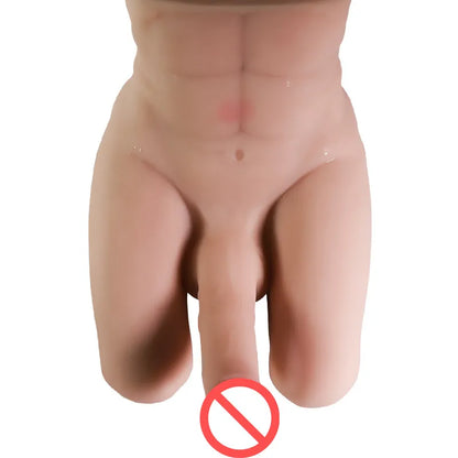Huge Dildo 3D Realistic Huge Dildo Male Body Sex Dolls Big Cock Penis for Women Masturbator