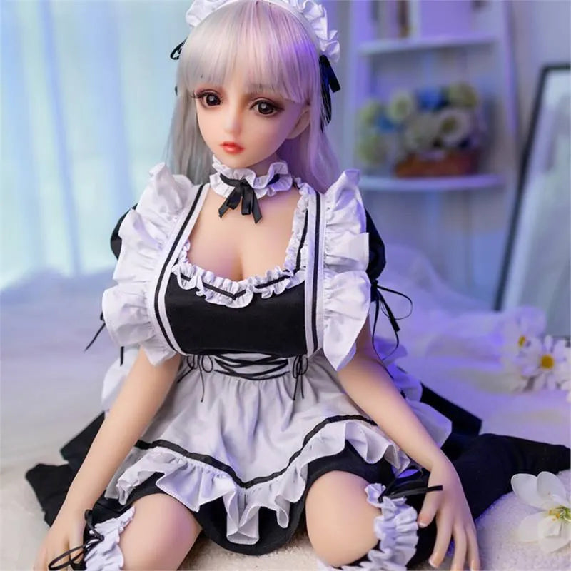 Insertable Adult Full-Body Solid Silicone Sex Doll Male Two-Dimensional Small Anime Beauty Female Love Doll