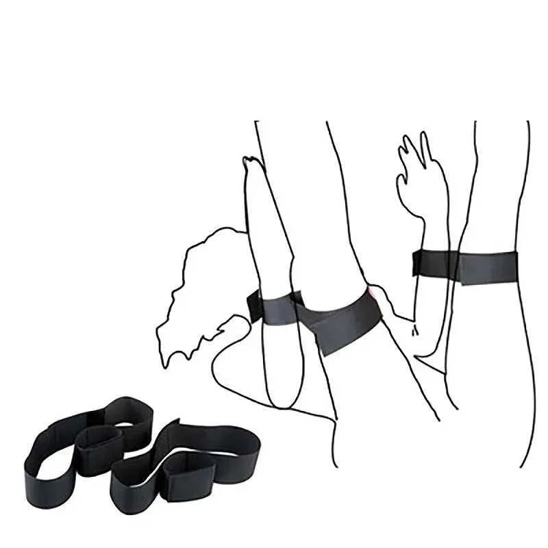 Adult Couples Erotic BDSM Bondage Restraints Slave Wrists Ankle Cuffs No Vibrator Sex Toys for Women Men Accessories Sex Shop