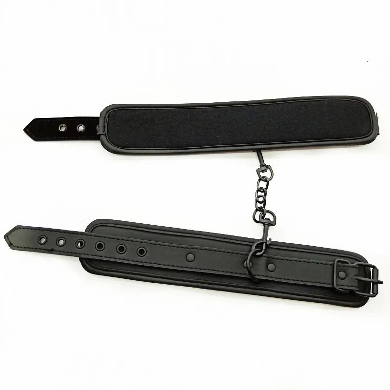 2026 New High Quality Erotic for Couples Woman Sexy BDSM Bondage Handcuffs Neck Collar Adult Games Toys Slave Sex Accessories 240130Bj