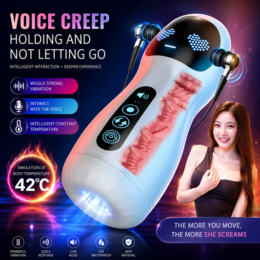 Strong Suction & Heat Control Realistic Pleasure for Men