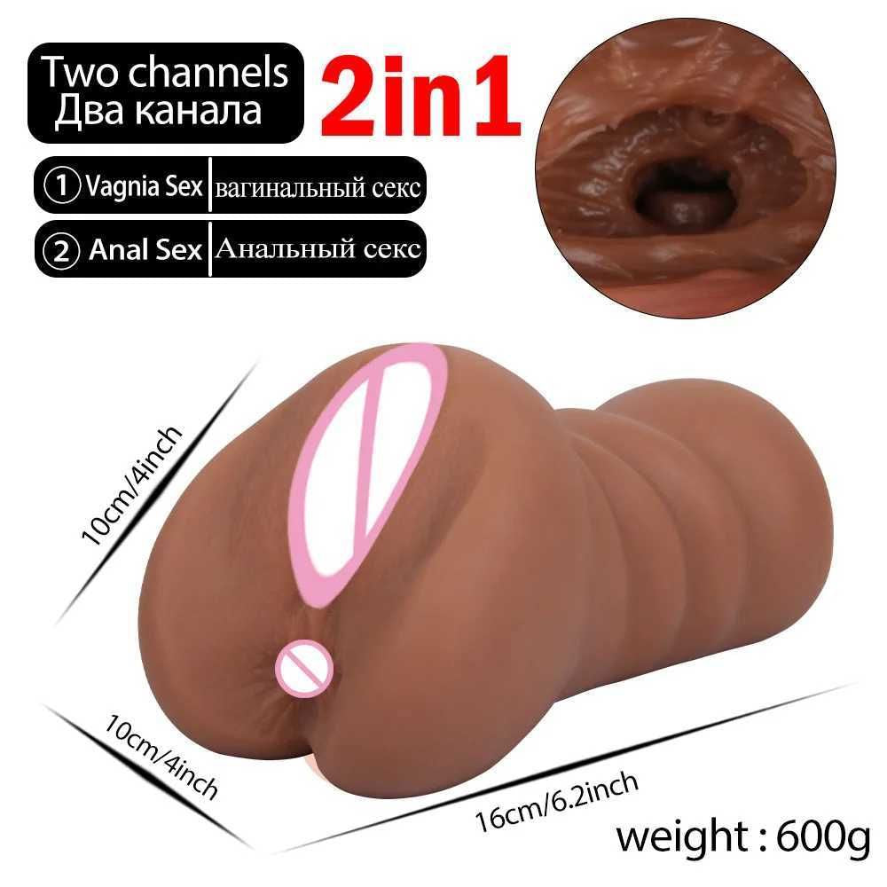 Men Masturbator Real Vagina Pocket Pussy Artificial Vagina Male Masturbation Cup Adult Sex Toys Realistic Vaginal Anal Sexy Toy