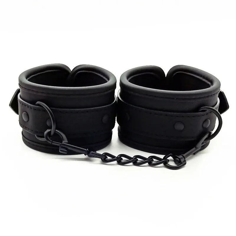 2026 New High Quality Erotic for Couples Woman Sexy BDSM Bondage Handcuffs Neck Collar Adult Games Toys Slave Sex Accessories 240130Bj