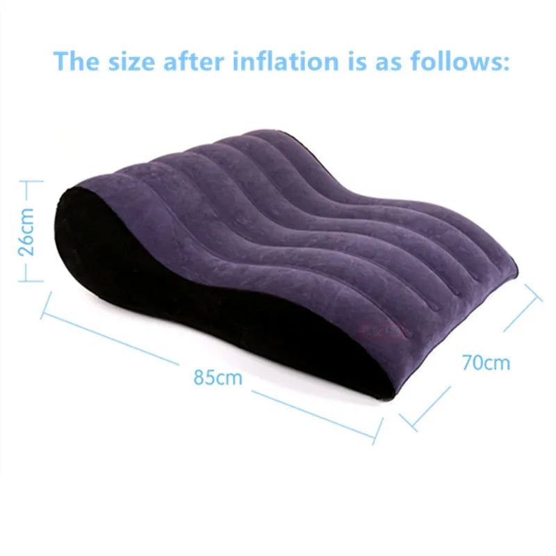 Luxury Designer New Inflatable Sex Wedge Pillow Love Position Cushion Aid Furniture Recliner Couple H Loves Game Toys Lumbar Pillows 201226 Free Shipping