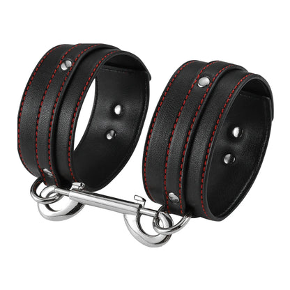 Erotic Tied Bondage Kits Sex Slave Restraint Set Ankle Cuffs Handcuff Collar Gag Whip Blindfold Adult Sex Toys for Women