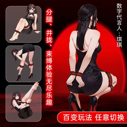 SM Props Sex Self Binding Tools Binding Supplies Couple Shared Bed Adult Female Fun Help Love Leg Divider Sex Toys Self Bondage