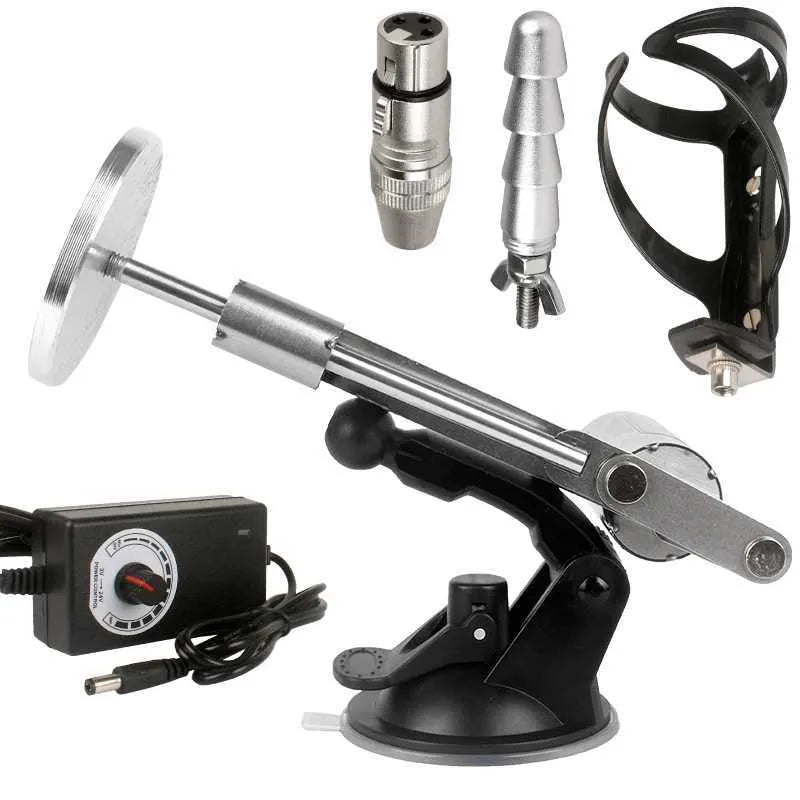 Sex Machines for Men and Women Telescopic Linear Actuator 39Mm Stroke Dildos Suction Cup 3XLR Connector Coke Cup Sex Toys 3-24V Gbamboo_Ork2