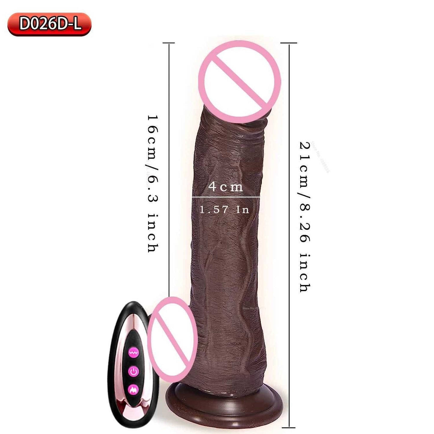 Vagina Anal Plug Strapon Vibrators Realistic Penis Heating Wireless Remote Control Masturbation Automatic Vibrator Skin Feeling