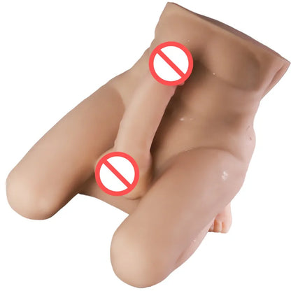 Huge Dildo 3D Realistic Huge Dildo Male Body Sex Dolls Big Cock Penis for Women Masturbator