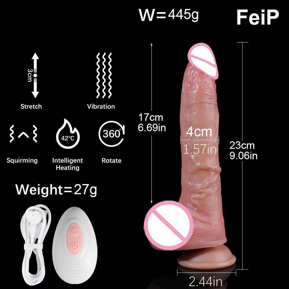 Adult Toys 2026 New Realistic Dildos Vibrator for Women Sex Toys Heating Big Cock Remote Control Penis Telesic Vibrators Anal Female Stimulation Z250530 Free Sh 43