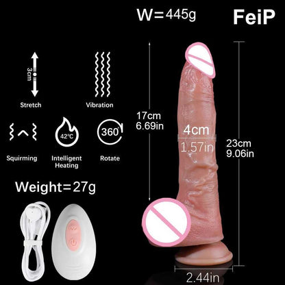Adult Toys 2026 New Realistic Dildos Vibrator for Women Sex Toys Heating Big Cock Remote Control Penis Telesic Vibrators Anal Female Stimulation Z250530 Free Sh 43