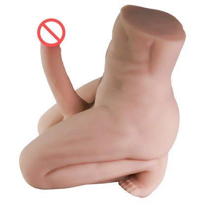 Huge Dildo 3D Realistic Huge Dildo Male Body Sex Dolls Big Cock Penis for Women Masturbator